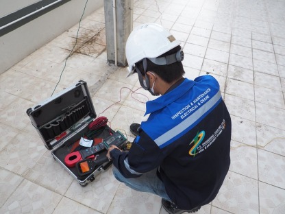 งานตรวจสอบไฟฟ้า - บริษัทรับตรวจสอบระบบไฟฟ้า - พี เอส เอ็นจิเนียริ่ง