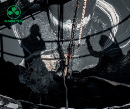 งานล้างทำความสะอาดถัง บ่อ ท่อ ภายในเรือ 1 - รับล้างถังเคมี ถังบำบัดน้ำเสีย ระยอง - โคลเวอร์เทค