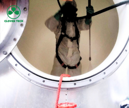 ล้างถังกรองน้ำ - รับล้างถังเคมี ถังบำบัดน้ำเสีย ระยอง - โคลเวอร์เทค