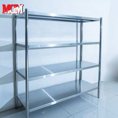 รับผลิตชั้นวางของสแตนเลส - โรงงานผลิตเครื่องครัวสแตนเลส - MGM STAINLESS