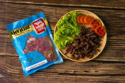 เนื้อวัวแดดเดียวปรุงรส - โรงงานผลิตเนื้อวัวสด เนื้อวัวแปรรูป - NIDA BEEF