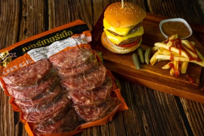 เนื้อแฮมเบอร์เกอร์ - โรงงานผลิตเนื้อวัวสด เนื้อวัวแปรรูป - NIDA BEEF