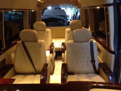 ตกแต่งภายในรถตู้ราคาถูก - ติดตั้งเบาะรถตู้ VIP - อาร์.บี.บี. ทวีศักดิ์การช่าง