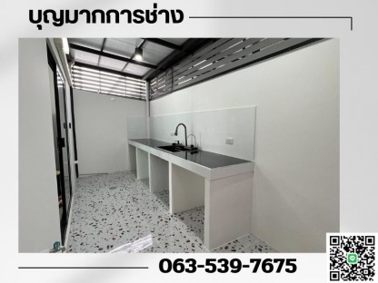 รับเหมาต่อเติมห้องครัว - ติดตั้งโครงหลังคา นนทบุรี