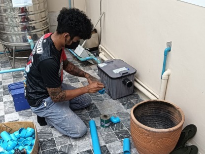 รับติดตั้งถังดักไขมัน - ช่างต๋อง - ช่างซ่อมประปา 24 ชั่วโมง