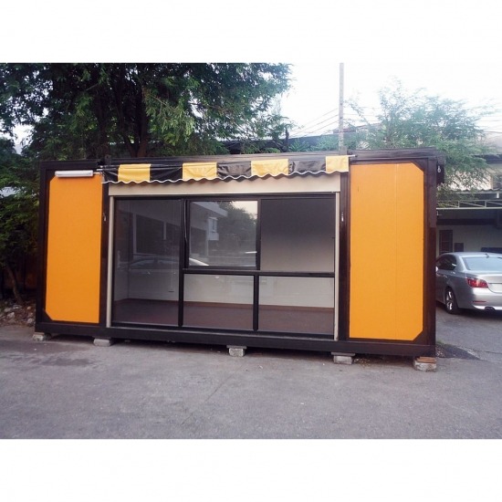 Make a shop from the container. Make a shop from the container. 