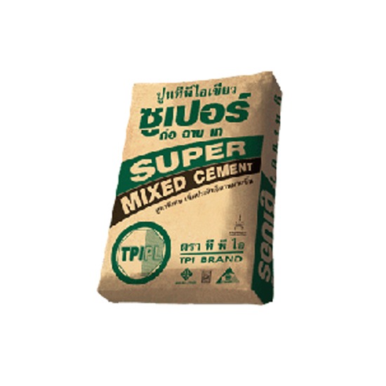 ปูนทีพีไอเขียวซูเปอร์ ปูนทีพีไอเขียวซูเปอร์  ปูนทีพีไอ  Super Mixed Cement 