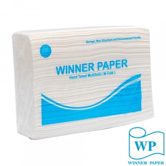 กระดาษเช็ดมือ M-Fold 1 ชั้น โรงงานผลิตกระดาษเช็ดมือ M-Fold  กระดาษเช็ดมือ M-Fold 
