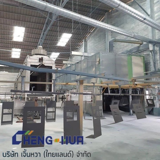 ติดตั้งระบบโซ่ลำเลียงแบบแขวน ติดตั้งระบบโซ่ลำเลียงแบบแขวน 