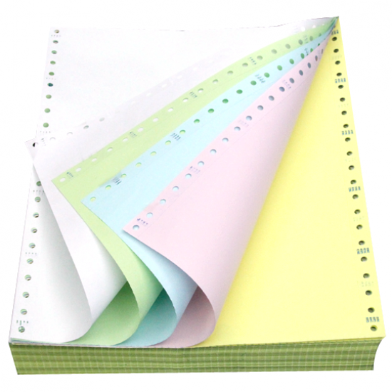 กระดาษต่อเนื่องเคมีไม่มีเส้น  กระดาษเคมีในตัวไม่พิมพ์  กระดาษต่อเนื่องเคมีไม่มีเส้น  กระดาษเคมีในตัวไม่พิมพ์ ขนาด 9x11 