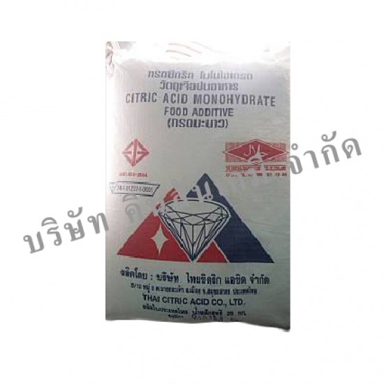 กรดซิตริค (กรดมะนาว) เคมี 
