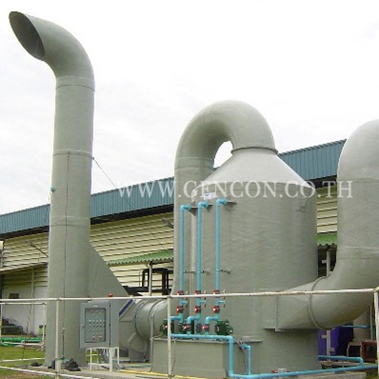 ระบบบำบัดอากาศเสีย / สครับเบอร์ & คาร์บอน ระบบบำบัดอากาศ 