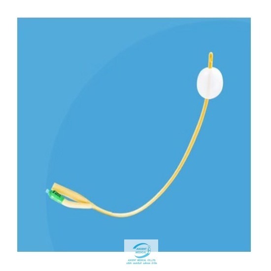 จำหน่ายสายสวนปัสสาวะ 2 Way - Latex Foley Catheter - ขายส่งวัสดุสิ้นเปลืองทางการแพทย์ แอสเซ้นท์ เมดิคอล