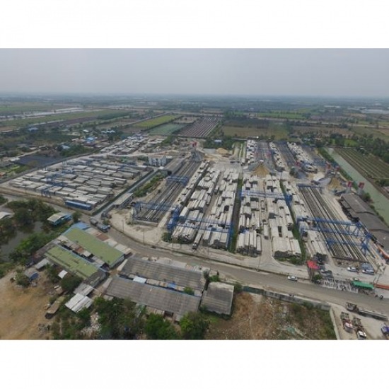 โรงงานผลิตเสาเข็มคอนกรีตอัดแรง โรงงานผลิตเสาเข็มคอนกรีตอัดแรง 