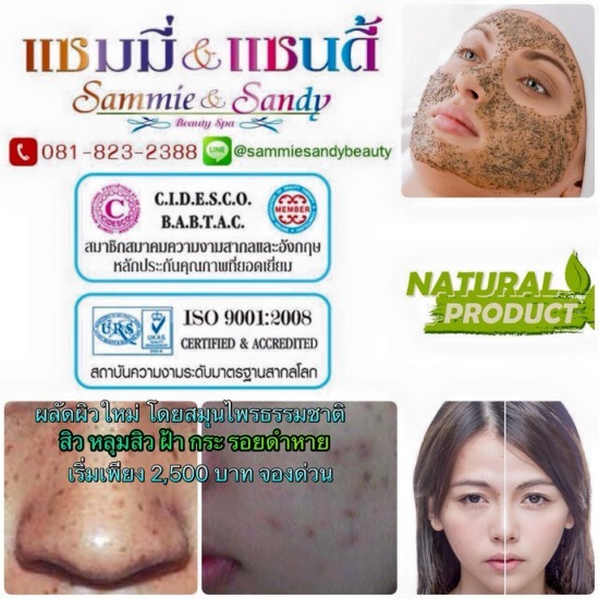 ขจัดสิวหลุมสิว - ร้านสปา ปิ่นเกล้า - แซมมี่ บิวตี้สปา