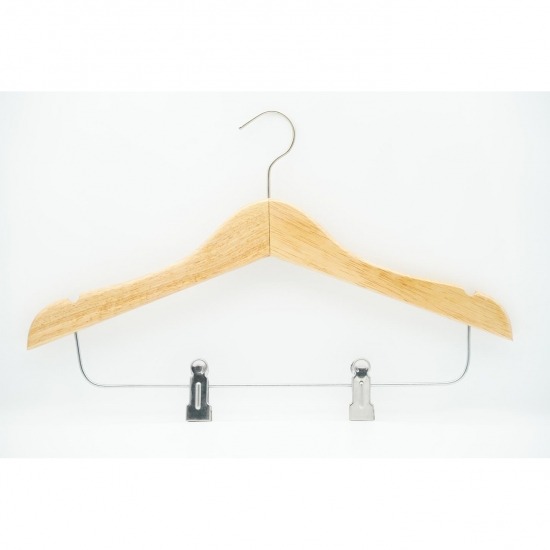 Wooden Hanger with Clip Wooden Hanger with Clip 