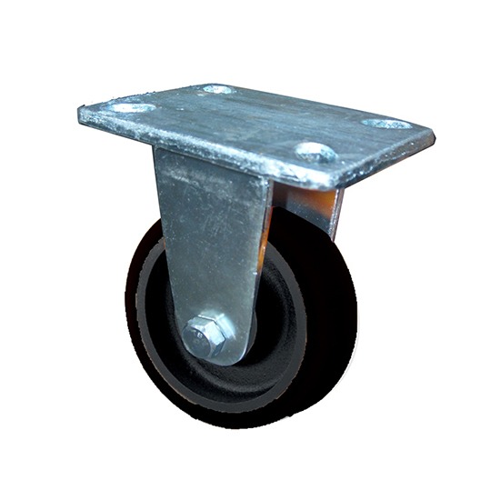 ล้อเหล็กแป้นตาย 3” ขา HV ล้อ  ลูกล้อ  ล้อเหล็กแป้นตาย 