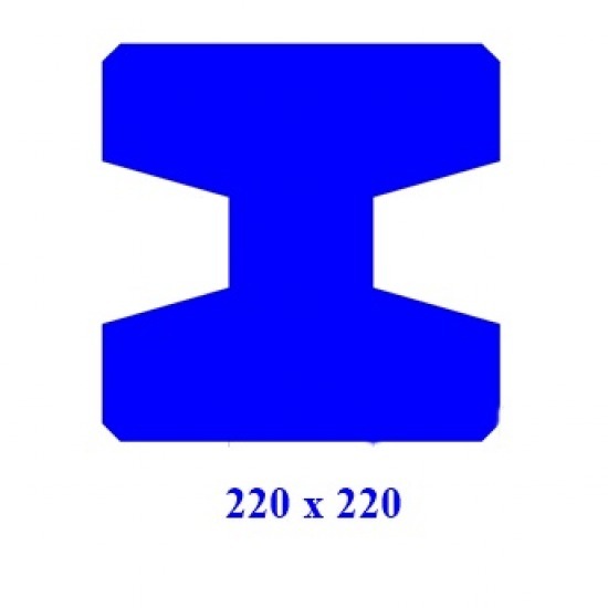 เสาเข็มรูปตัวไอ 220x220 จำหน่ายเสาเข็ม  ผลิตเสาเข็ม  ผู้ผลิตเสาเข็ม 