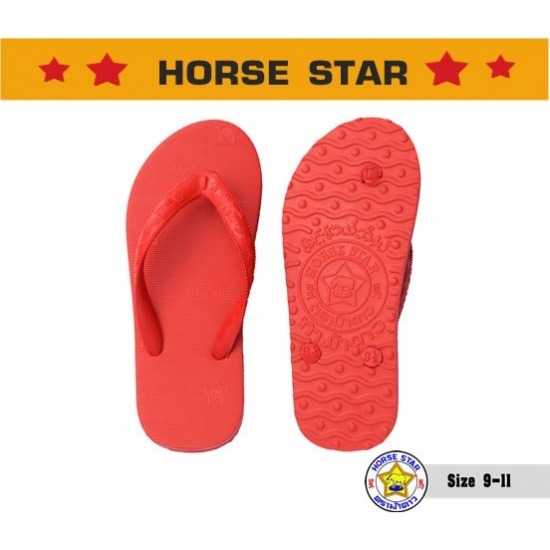 ขายรองเท้าเเตะม้าดาว สีแดง