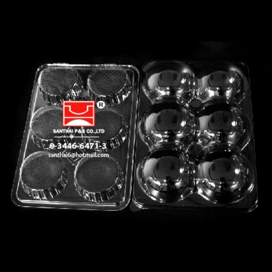 ถาดหลุมพลาสติกใส ใส่ขนม - โรงงานรับขึ้นรูปบรรจุภัณฑ์พลาสติก ซานไทย 