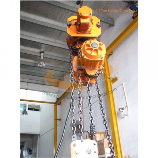 7.5 TON ELECTRIC CHAIN HOIST นำเข้ารอกโซ่ไฟฟ้า 7.5 ตัน  7.5 ton electric chain hoist 