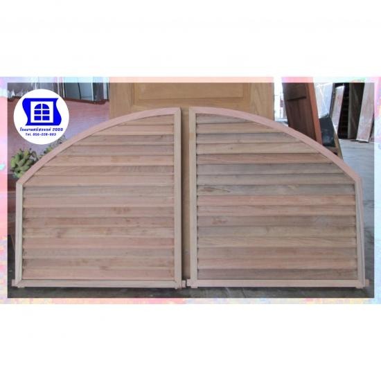 รับสั่งผลิตจั่วไม้ระบายอากาศ ช่องลมเกร็ด ไม้ใต้หลังคา ทำตามขนาด