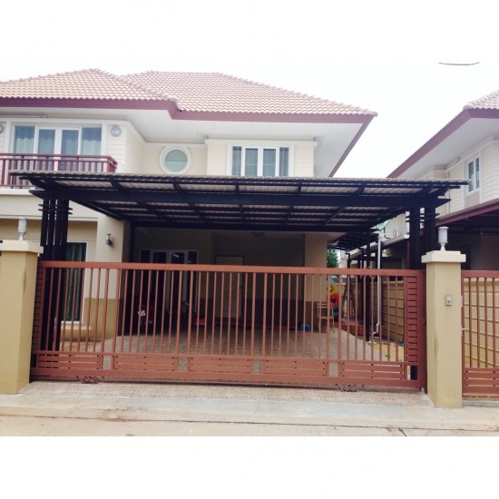 ติดตั้งหลังคาโรงจอดรถ อยุธยา หลังคาโรงจอดรถ 