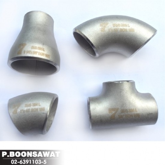 อุปกรณ์ประปาเชื่อม Welding fittings,stainless steel pipe - อุปกรณ์ประปา สแตนเลส ป.บุญสวัสดิ์