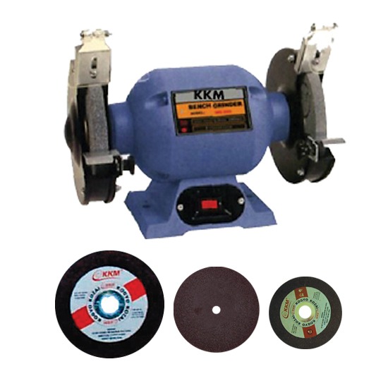 KKM ใบเจียร kkm  ใบเจียร  มอเตอร์หินไฟ  จานทรายเรียงซ้อน  ล้อทรายมีแกน  หินเจียรมีแกน  สว่านแท่นเจาะ  แท่นตัดไฟฟ้า 