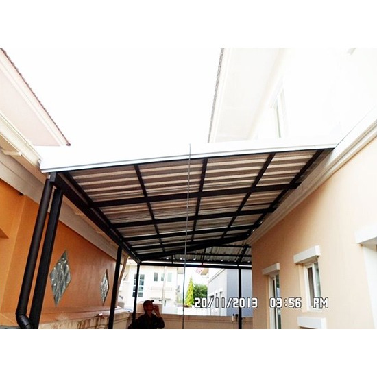 รางน้ำสแตนเลส รางน้ำสแตนเลส  ต่อเติมหลังคา  ทำรางน้ำ  รางน้ำฝน  โครงหลังคาเหล็ก  กรุงเทพมหานคร  รังสิต  ปทุมธานี 