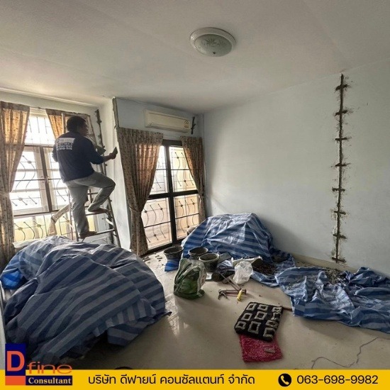 ซ่อมบ้านทรุดผนังแยก ช่างซ่อมบ้านทรุดผนังแยก  พื้นทรุดแก้ไขยังไง  ซ่อมรอยร้าวผนังใช้อะไร  บริการซ่อมบ้านทรุดผนังแยก  ซ่อมบ้านทรุดผนังแยก ใกล้ฉัน 