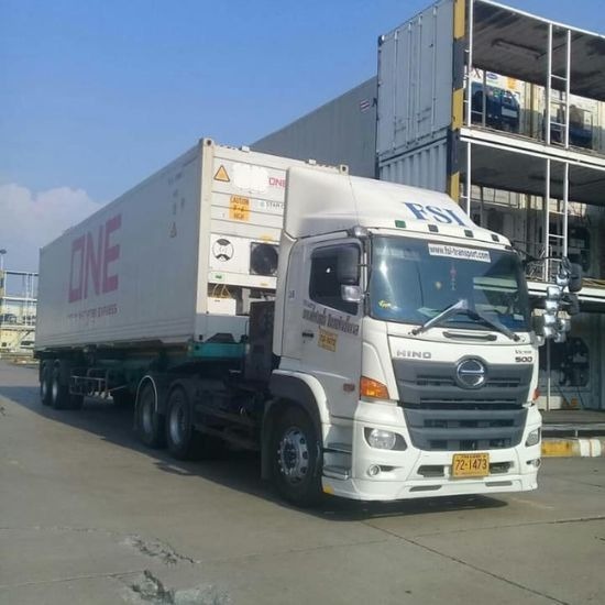 曼谷莱卡邦港冷藏集装箱拖车 曼谷莱卡邦港冷藏集装箱拖车