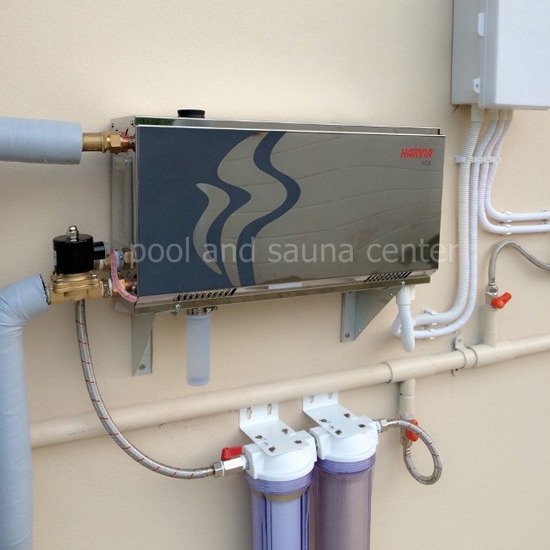 เครื่องกำเนิดไอน้ำ อุปกรณ์สระว่ายน้ำ   อุปกรณ์สระสปา   ห้องอบซาวน่า   ห้องอบไอน้ำ   ปั๊มน้ำ   ถังกรอง   เครื่องผลิตคลอรีนจากเกลือ   อุปกรณ์ทำความสะอาดสระว่ายน้ำ   เกรตติ้ง   ไฟใต้น้ำ   หัวเจ็ทสปา   เครื่องทำน้ำร้อน   เครื่องทำน้ำเย็น   อุปกรณ์ซาวน่   เตาซาวน่า   เครื่องสตรีม   เครื่องกำเนิดไอน้ำ   หม้ออบสมุนไพร   ประตูกระจกสำหรับห้องสตรีม 