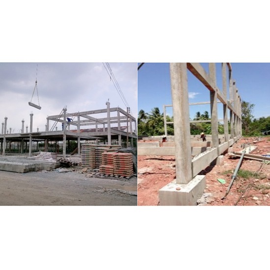 เสา-คานสำเร็จรูป (ระบบจุดต่อแห้ง) เสา-คานสำเร็จรูป 