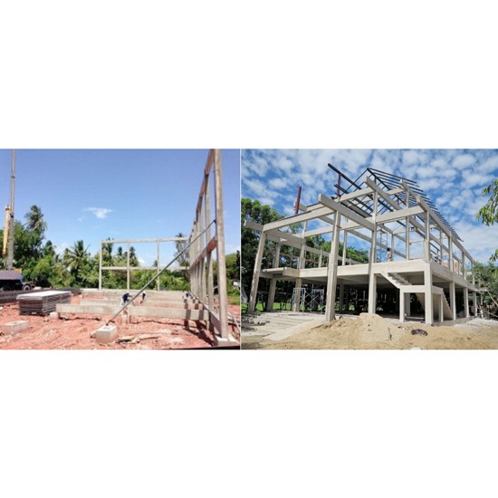 เสา-คานสำเร็จ (ระบบจุดต่อเปียก) คานสำเร็จรูป เสาสำเร็จรูป 