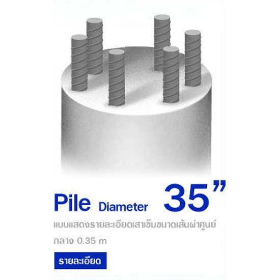 เสาเข็มเจาะระบบแห้ง เสาเข็มเจาะระบบแห้ง 