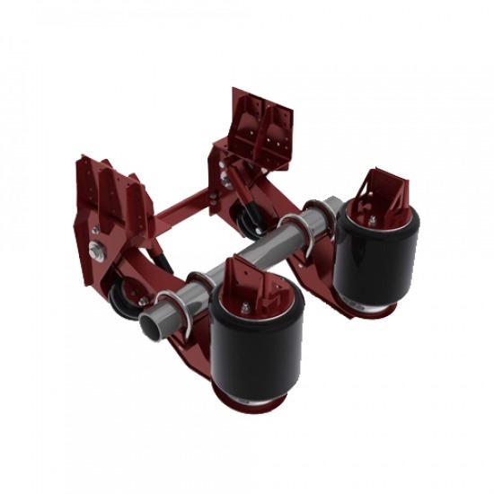 ชุดถุงลมเพิ่มเพลารถบรรทุก 6 ล้อ ดัดแปลง 10 ล้อ แบบถุงลมระบบกันกระเทือน 