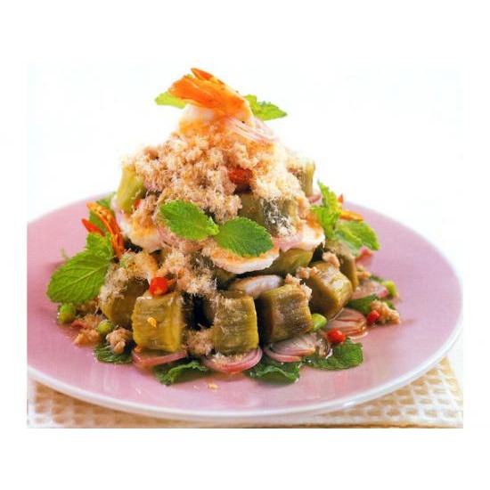 ยำมะเขือยาว  อาหารปิ่นโตสุขภาพ 