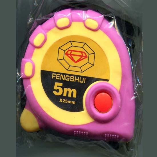 ตลับเมตร Measuring Tape (DM998 Pink+Yellow Fengshui) ตลับเมตร  เทปวัด  กุญแจ  ลูกบิด  กลอนประตู  คันผลักประตูหนีไฟ  ตาแมว  ลูกบิดสแตนเลส  บานพับ 