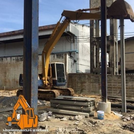 เช่าแบคโฮกดเข็ม ไอ 35 ยาว 14เมตร เช่าแบคโฮกดเข็ม ไอ 35 ยาว 14เมตร