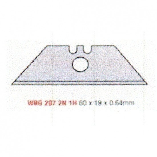 ใบมีดคัตเตอร์คางหมู DDB27-531 ใบมีดคัตเตอร์คางหมู 