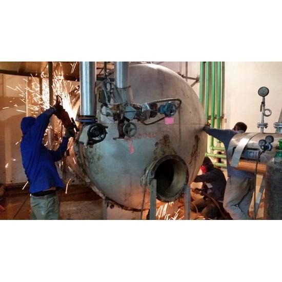 รับเหมาติดตั้งระบบท่อโรงงานอุตสาหกรรม - ชาร์เตอร์  - ประกอบถังน้ำร้อน