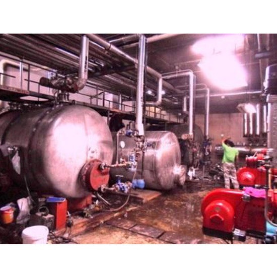 ระบบน้ำร้อน  (Hot water system) ระบบหล่อเย็น  ระบบน้ำร้อน  งานท่อ  งานวาล์ว  งานเชื่อม 