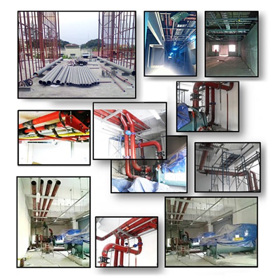 งานระบบปรับอากาศ รับวางระบบไฟฟ้า งานระบบปรับอากาศ 