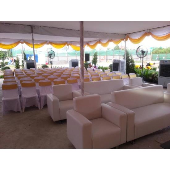 ชุดโซฟาประธานพิธี ให้เช่าชุดโซฟาประธานพิธี  ชุดโซฟาประธานพิธี  สีขาว  รามอินทรา  คู้บอน  วัชรพล 