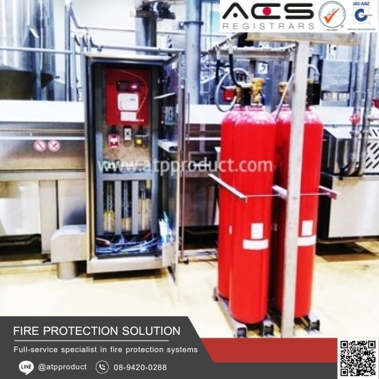 ออกแบบติดตั้งระบบดับเพลิง แอดวานซ์ เทค โพรดักท์ - ออกแบบติดตั้งระบบดับเพลิงในห้องครัว