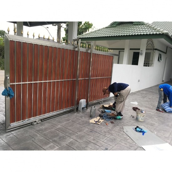 รับติดตั้งประตูรั้วสแตนเลส ประตูรั้วอัตโนมัติ เชียงใหม่ - ติดตั้งประตูรีโมท เชียงใหม่