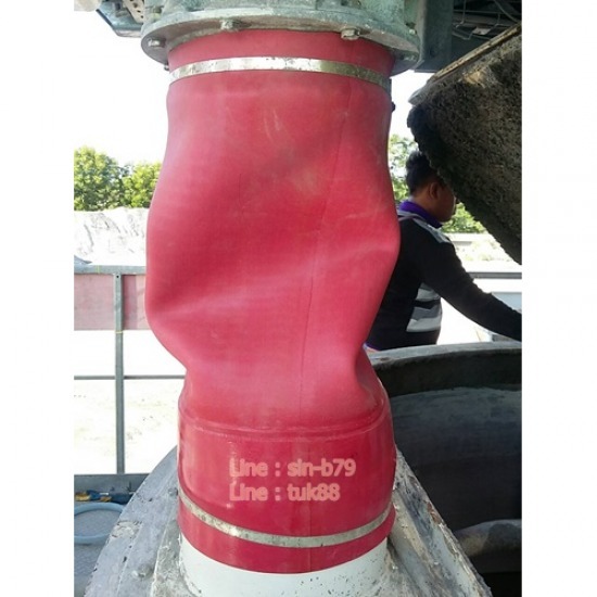 ท่อยาง / ปลอกยางตรงหัวโหลดคอนกรีต ท่อยาง / ปลอกยางตรงหัวโหลดคอนกรีต