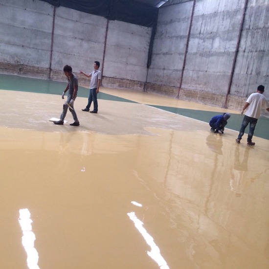 พื้นพียู EPOXY พื้นพียู epoxy 