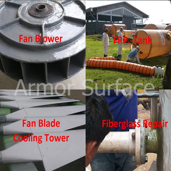 ไฟเบอร์กลาสทนเคมี ไฟเบอร์กลาสทนเคมี  พ่นทราย  พ่นสี 